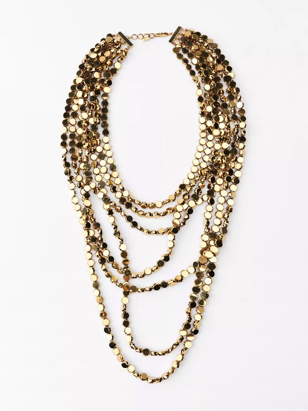 ZARA Multi-Layer Disc Statement Necklace - Women Jewelry